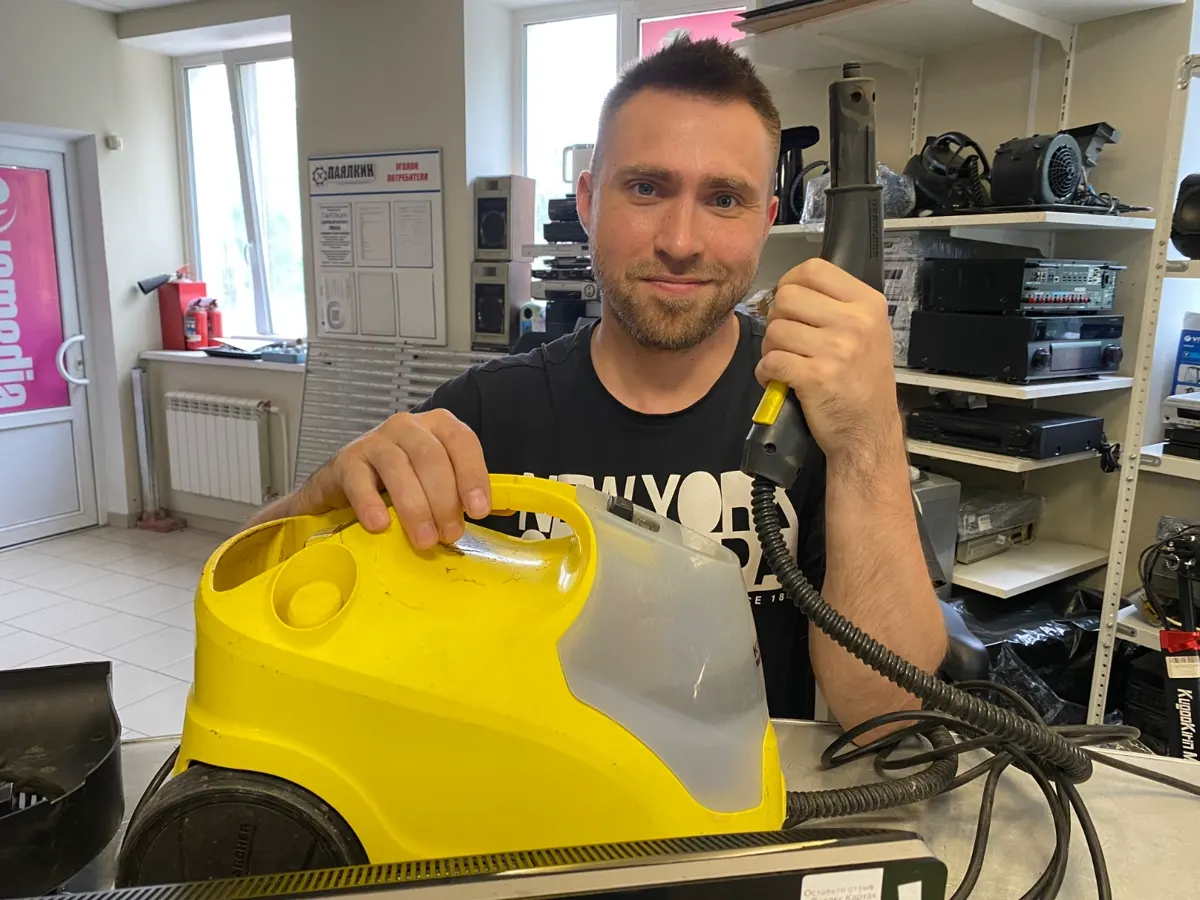 Ремонт пароочистителя Karcher после диагностики